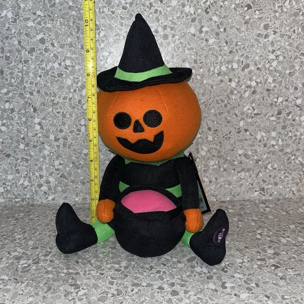 Hyde & Eek! Target Halloween Animated Stirring Pumpkin Witch Motion Plush Flaw